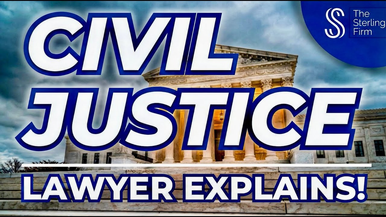 Civil Justice | A Lawyer Explains! #justice #law