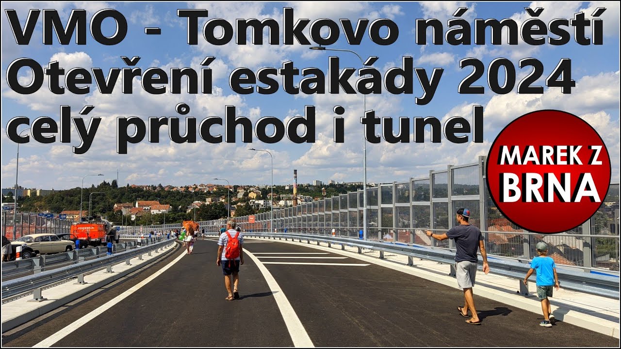 VMO - Tomkovo náměstí HOTOVO - celý průchod i s tunelem a vyhlídkou Brno 2024