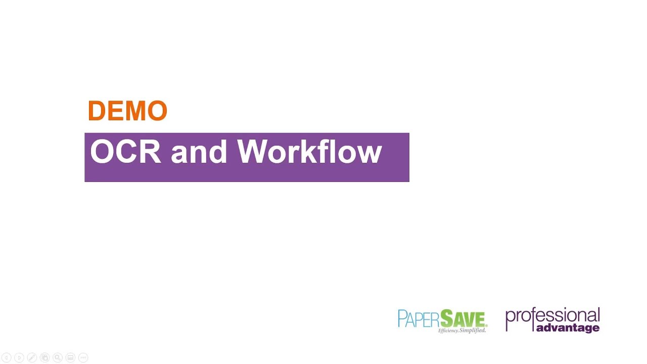 PaperSave OCR and Workflow within Microsoft Dynamics GP