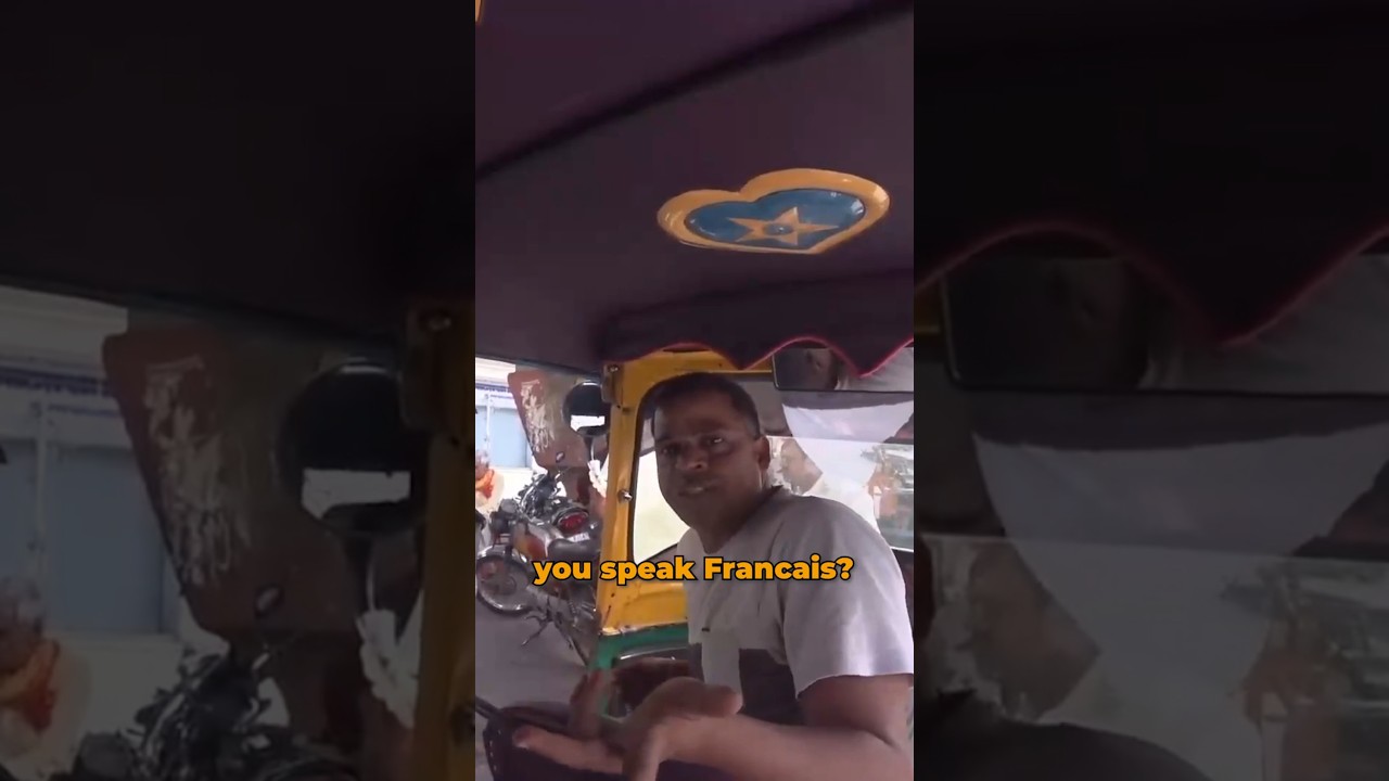 Rickshaw Driver Speaks French in India 🇮🇳