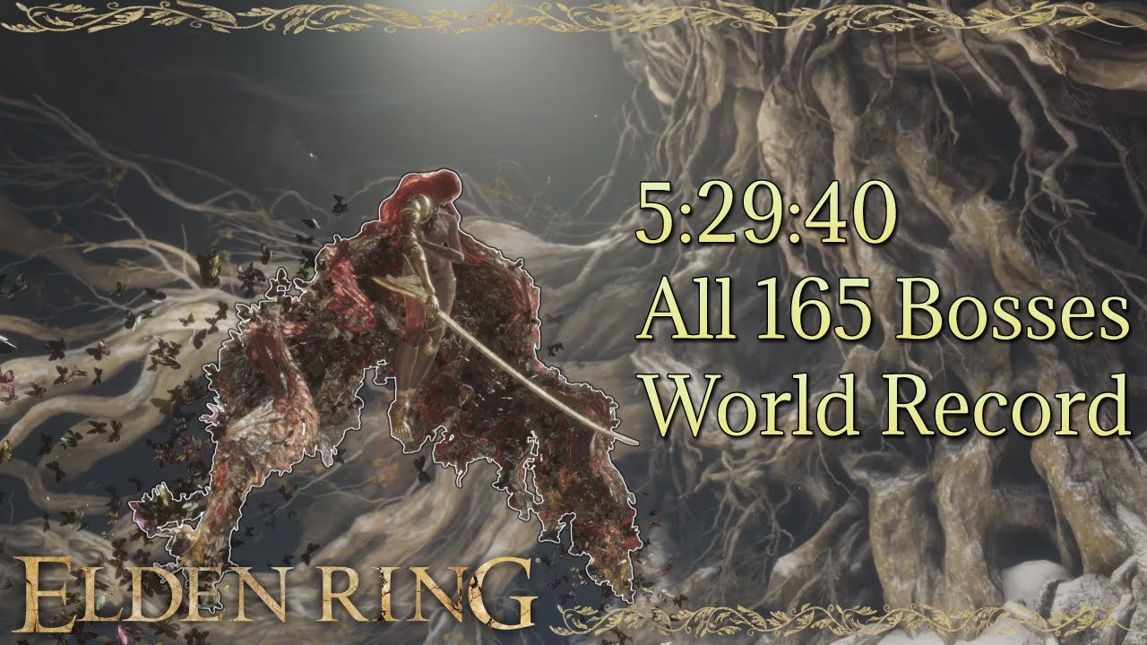 Elden Ring All Bosses Speedrun in 5:29:40 (Former WR)