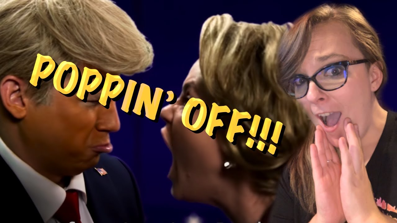 ЧЁРТ ВОЗЬМИ, БАРЫ!! - РЕАКЦИЯ Sunflowergeek на бой Трампа и Хиллари - ERB