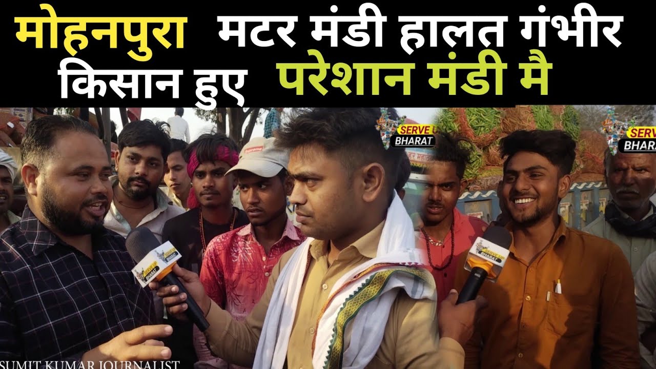 मटर मंडी की हालत गंभीर मोहनपुरा कासगंज किसान परेशान@The_Public_live_Hindi