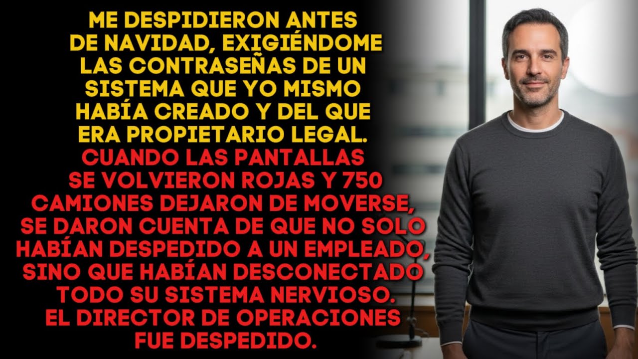 DESPEDIDO ANTES DE NAVIDAD: SE NEGÓ A ENTREGAR EL SISTEMA QUE HABÍA CREADO.