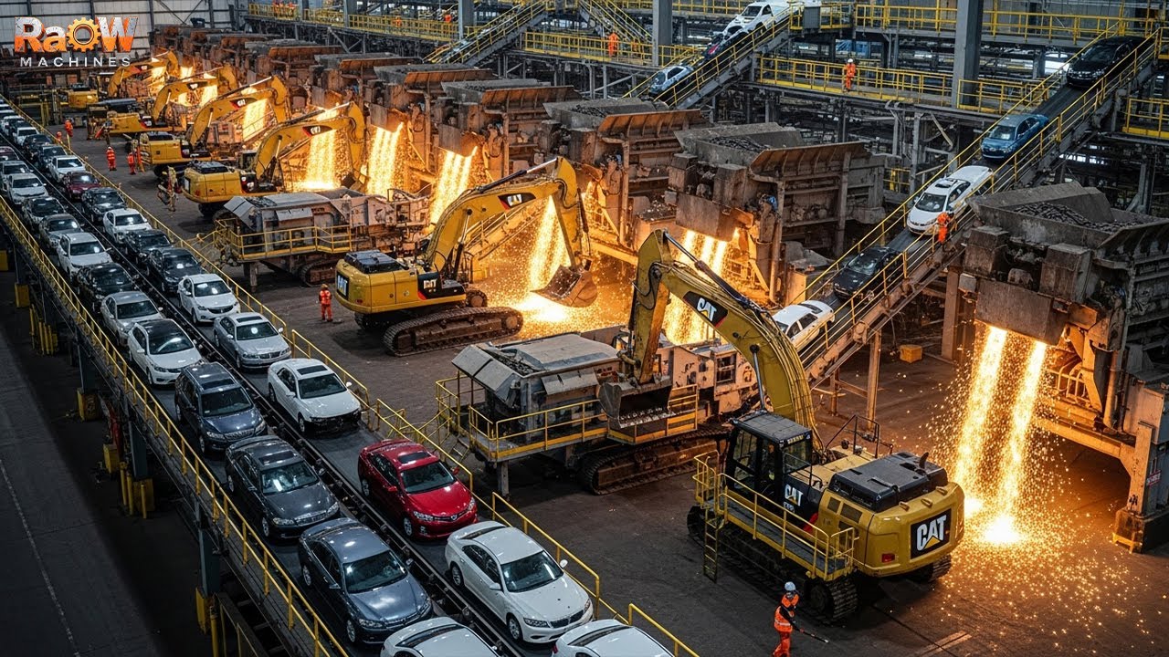 30 Most Insane Shredding & Crushing Machines That Obliterate Everything |  Scrap Processing #34