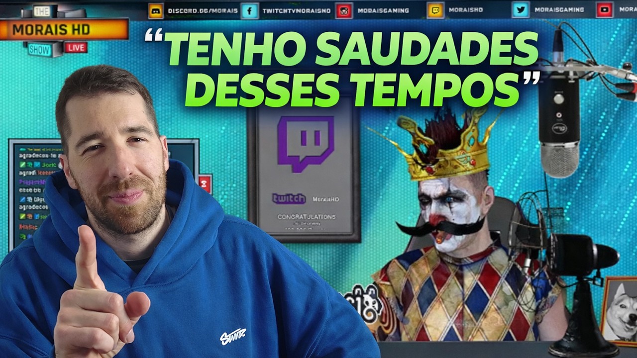 TJI EMOCIONA-SE A FALAR DOS VELHOS TEMPOS NA TWITCH