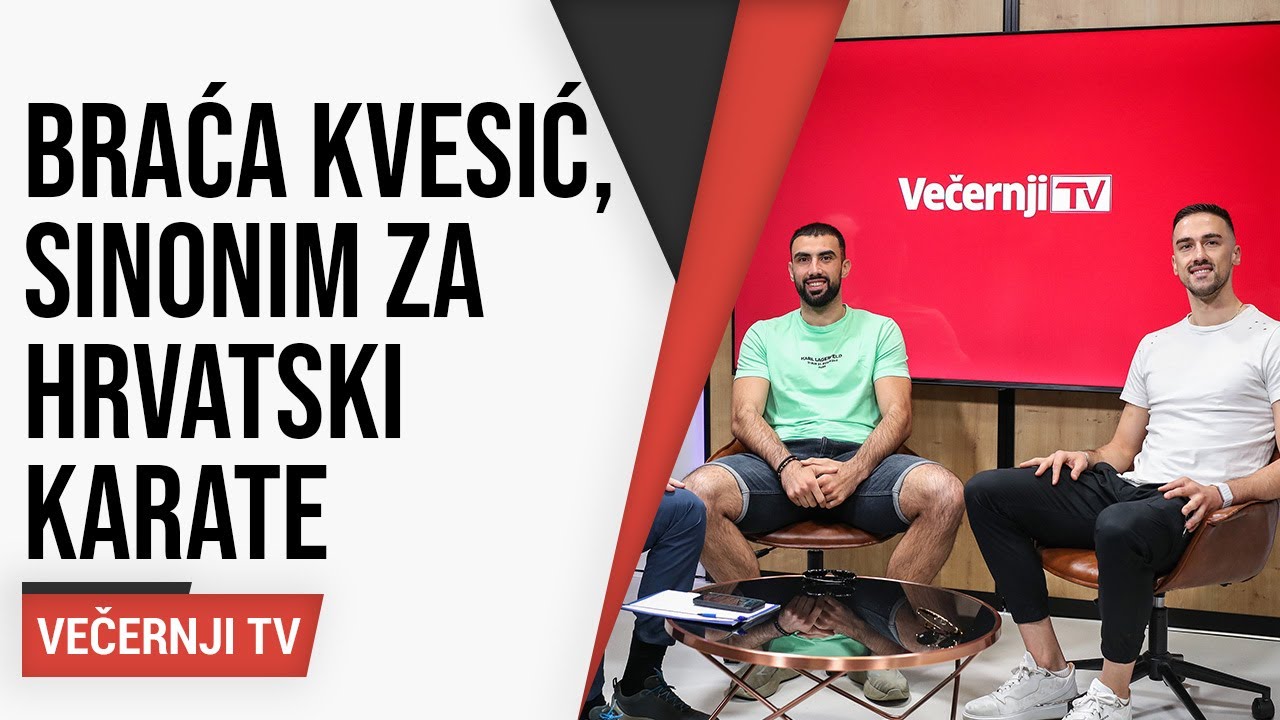 Oni su ponos hrvatskog sporta! U studiju su nam braća Kvesić, sinonim za hrvatski karate