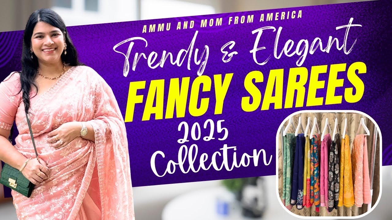 My Fancy Sarees - 2025 Collection - Part 1 | Trendy, Latest & Elegant Sarees #teluguvlogsfromusa