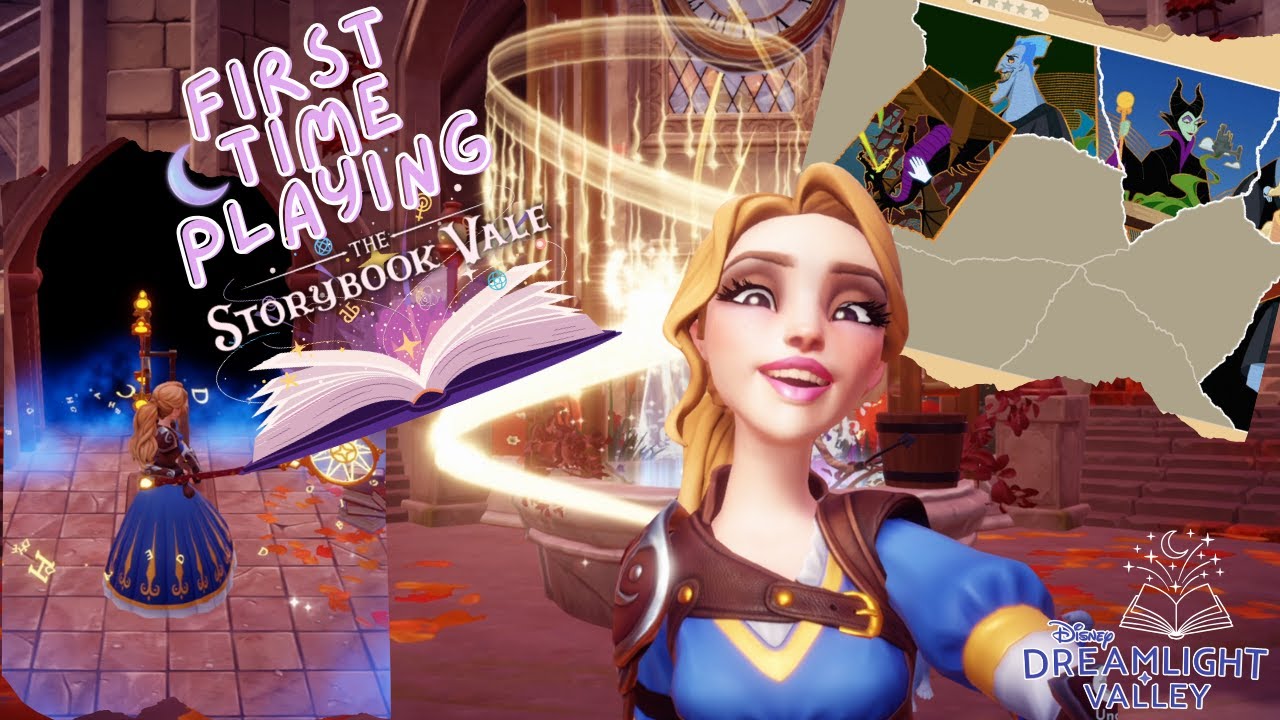 Playing Storybook Vale for the FIRST time in Disney Dreamlight Valley ✨📚 Cosy gameplay