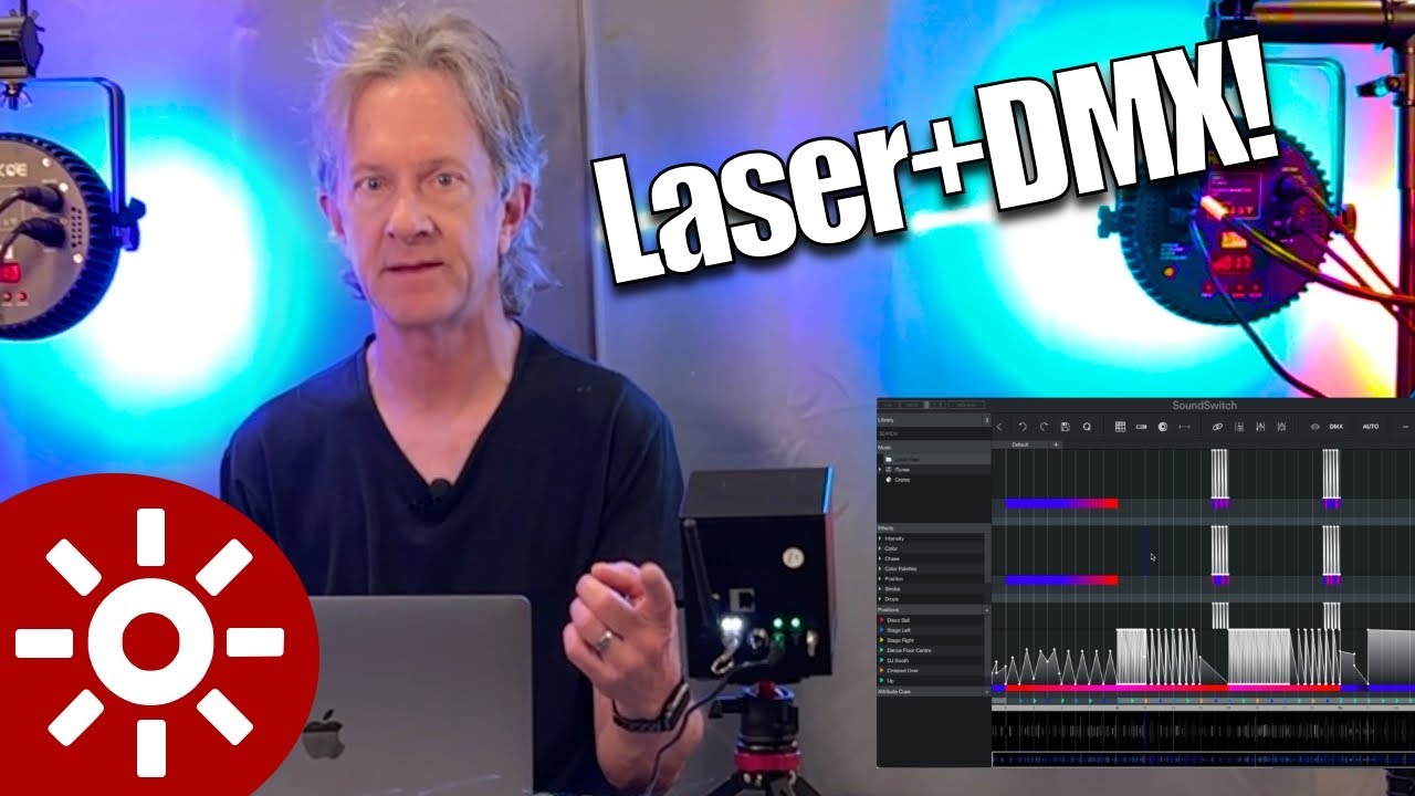 LaserCube+DMX Lights: Simple with SoundSwitch!