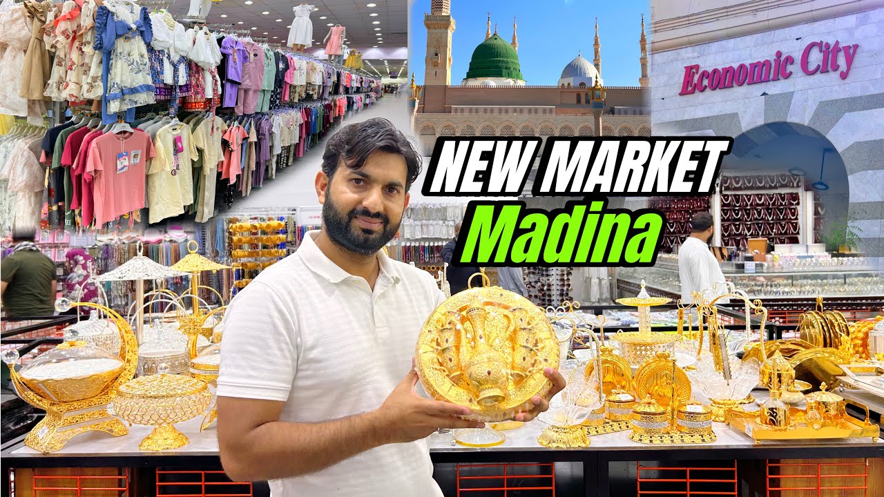 New Shopping Market Near Masjid Nabvi | A Huge Hidden Market in Madina, Abaya, Jewellery, Chocolate 