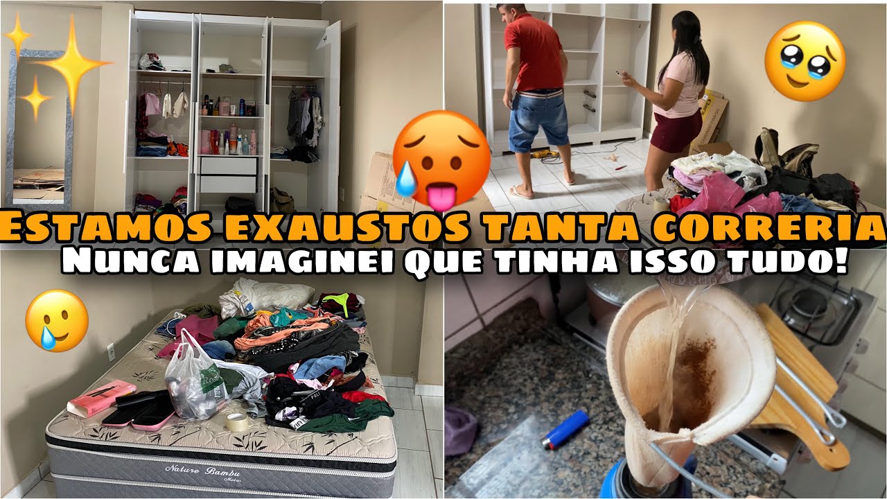 SURTAMOS NA MUDANÇA! NÃO AGUENTAMOS MAIS… OLHA O TAMANHO DA BAGUNÇA 😭📦