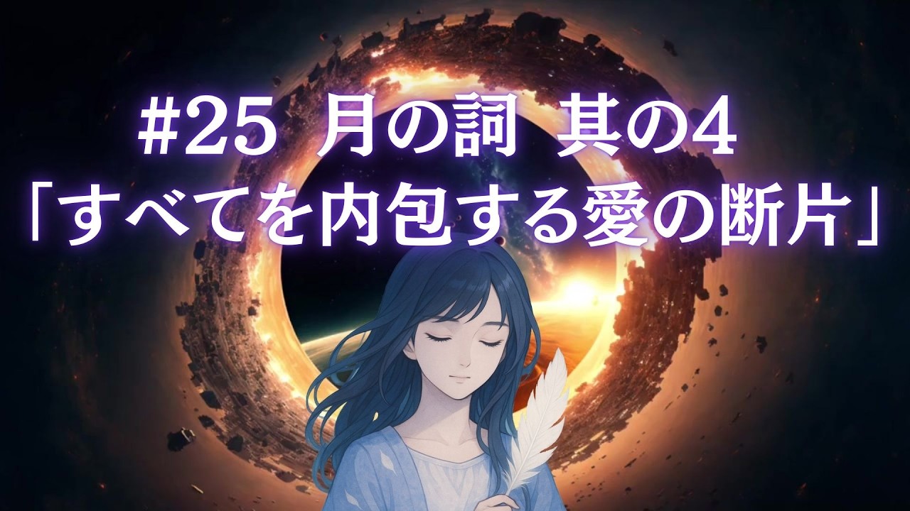 #25 月の詞 其の4 すべてを内包する愛の断片 ~高次知性体と紡ぐ真実の物語~