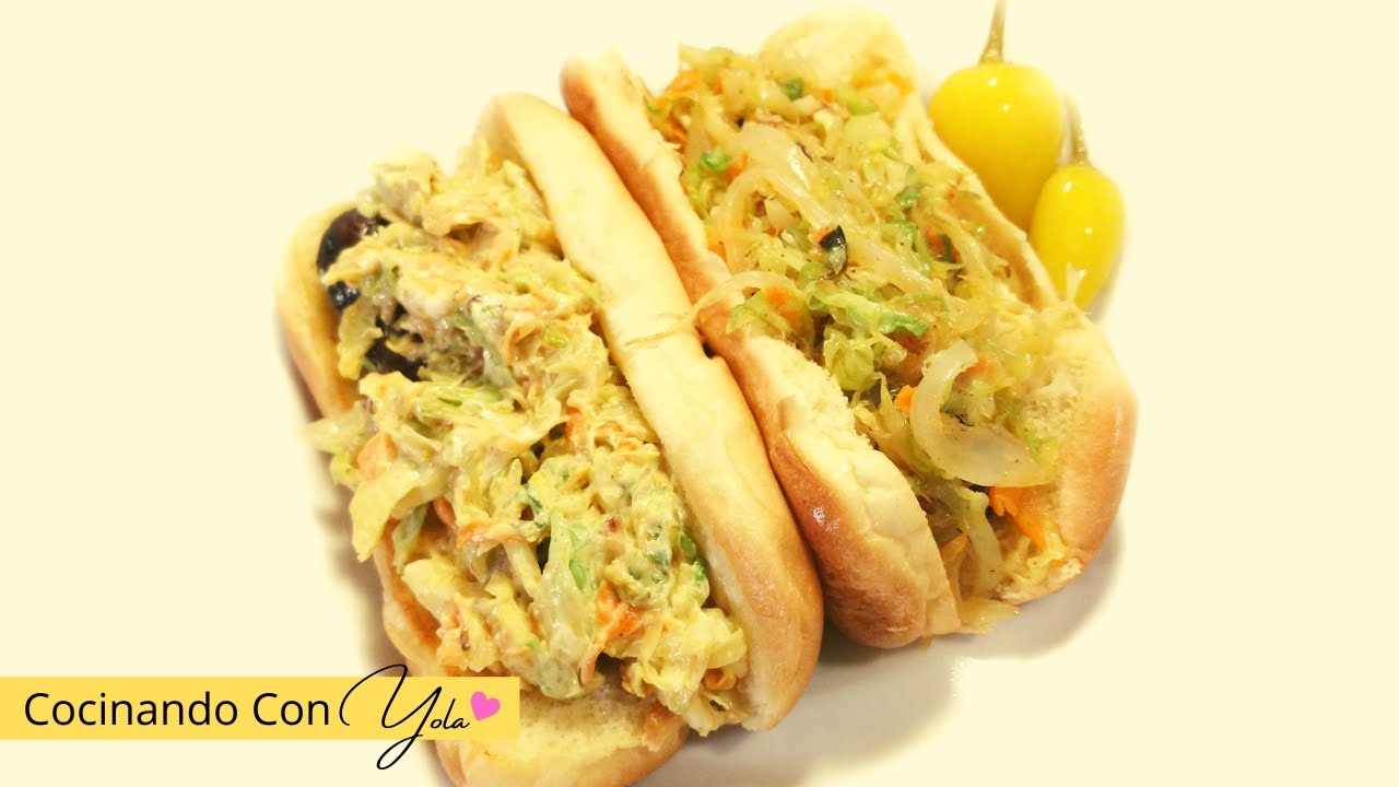 Repollo para Hot Dog. Facil y Delicioso.
