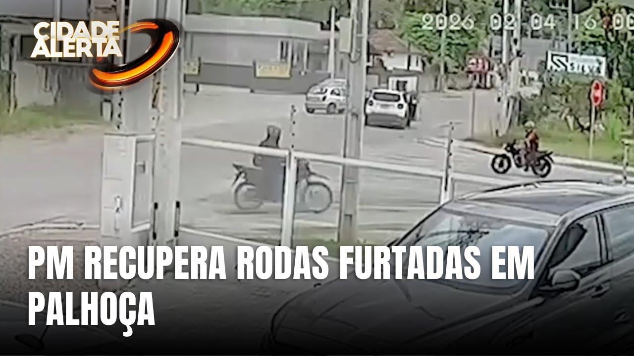 Polícia Militar recupera rodas furtadas em operação em Palhoça