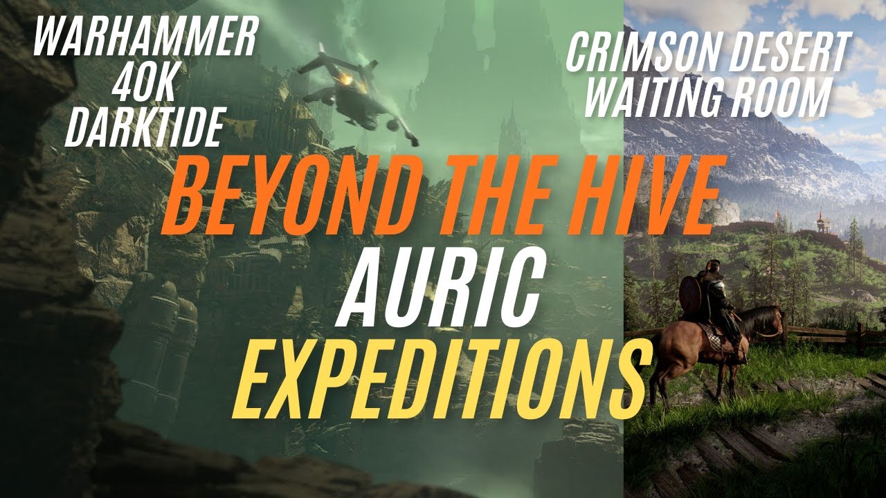 Beyond The Hive Auric Expeditions New Update WH40k Darktide (Crimson Desert Waiting Room)