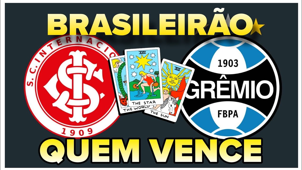 INTERNACIONAL X GR&Ecirc;MIO: CAMPEONATO BRASILEIRO QUEM GANHA O GRENAL🔮