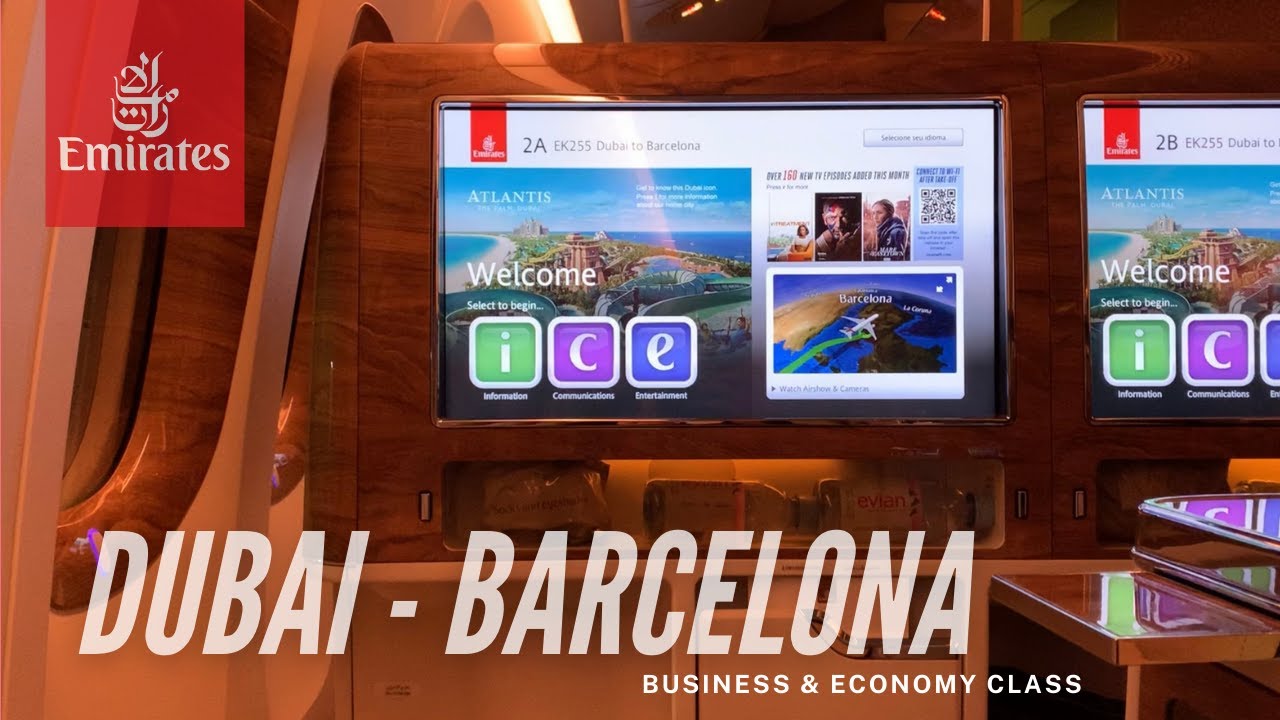 Trip Report | New Business Class! | Dubai - Barcelona | Emirates Business Class | Boeing B777-200LR