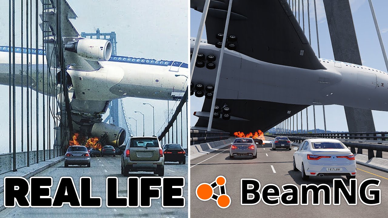 Airplane accidents Based on Real Life Incidents Compilation #8 | BeamNG DRIVE