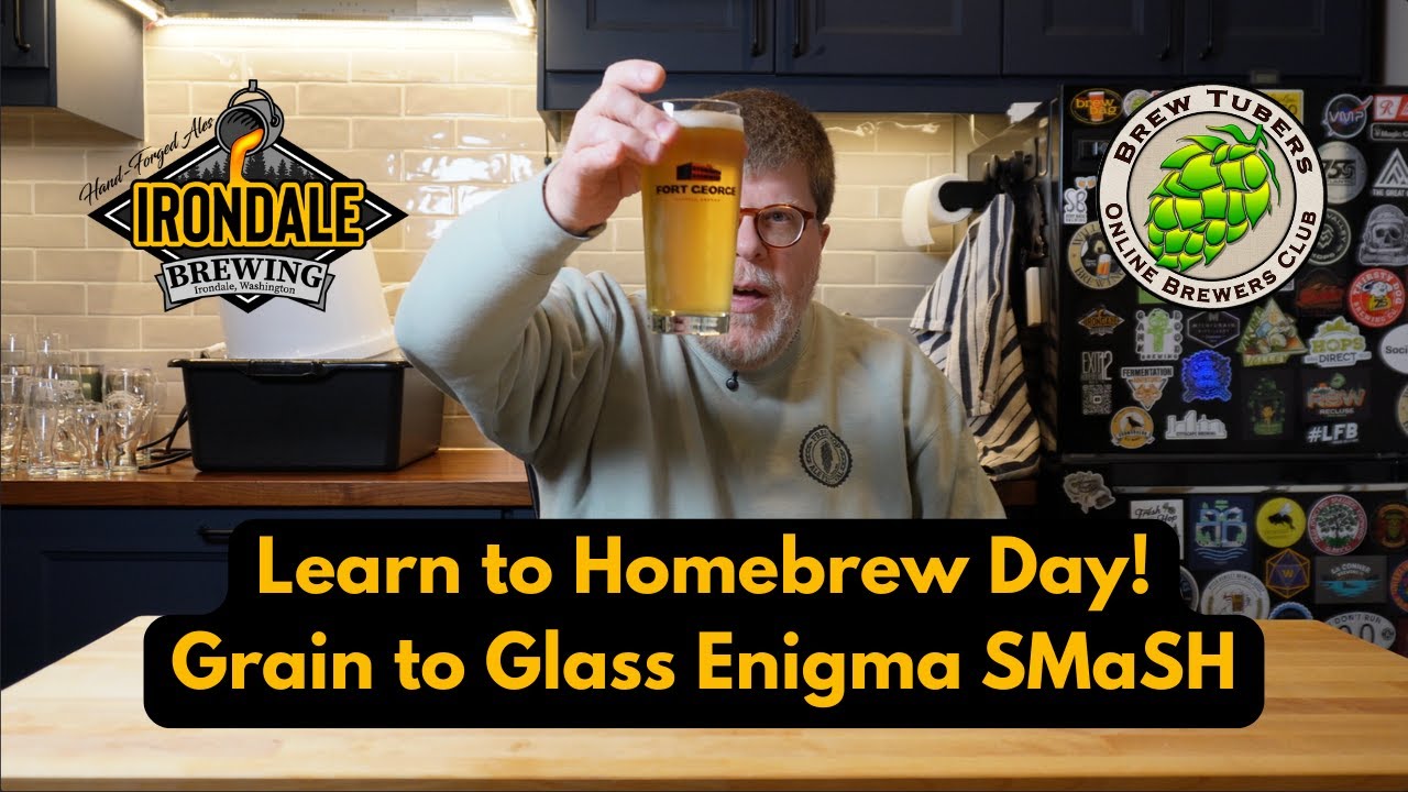 Grain to Glass Enigma SMaSH for Learn to Homebrew Day!