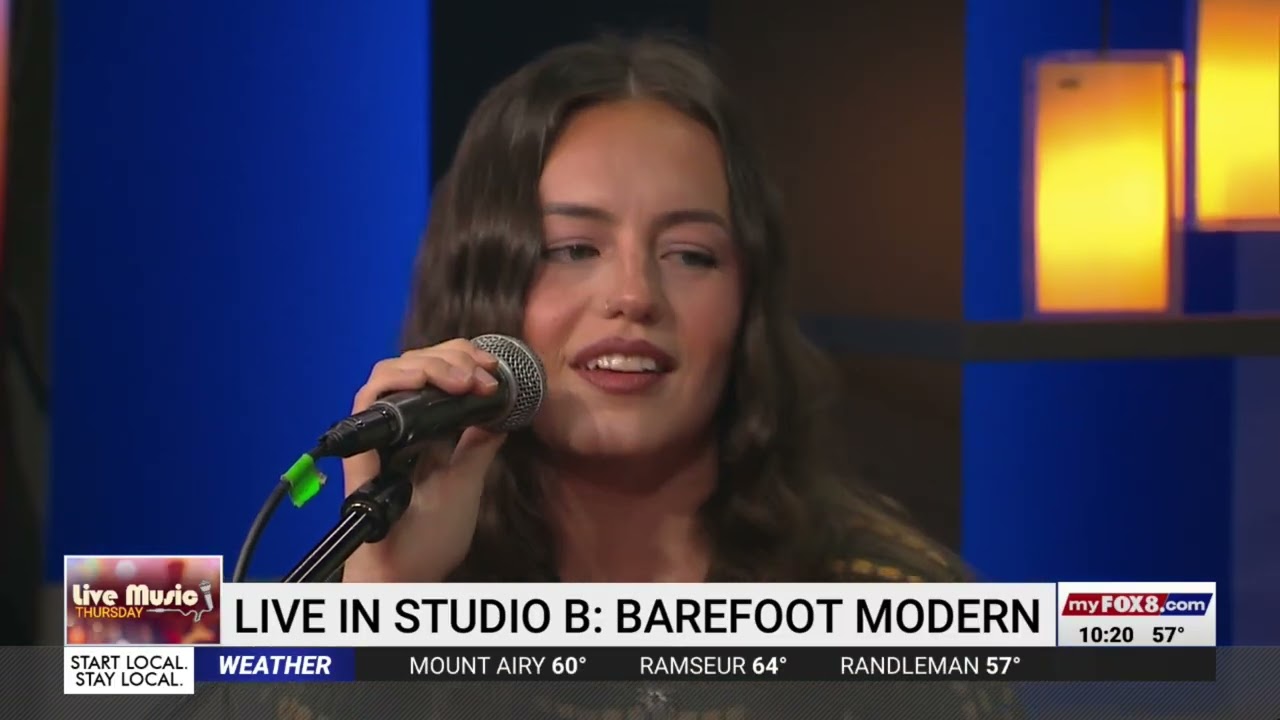 “Free from Everything” Barefoot Modern Live on FOX8 WGHP