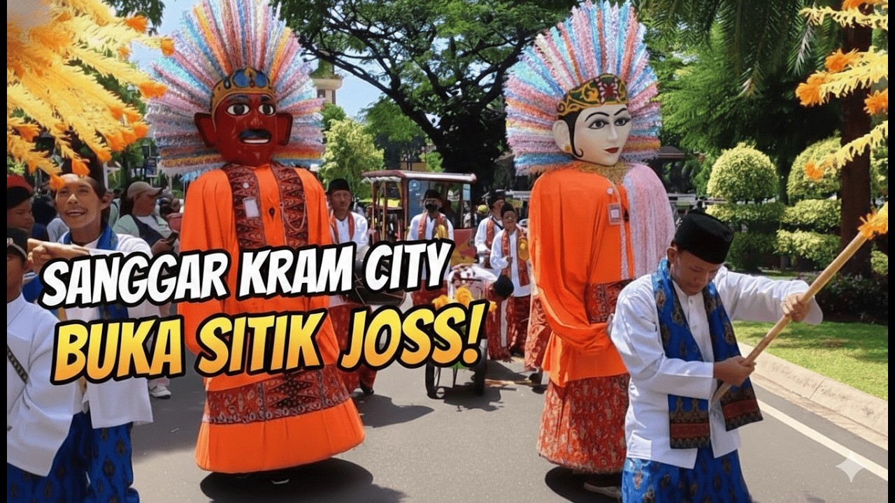 ONDEL-ONDEL GOYANG JOSS! Sanggar Kram City Bawakan Buka Sitik Joss di TMII