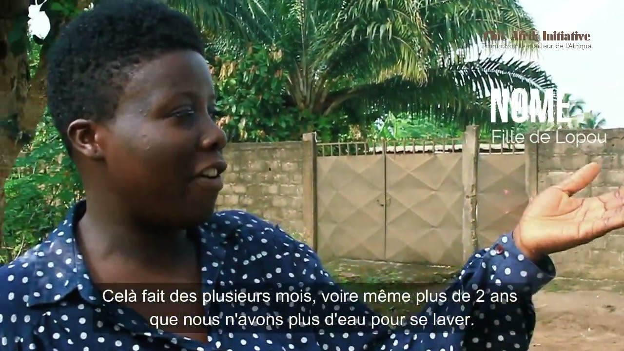 Problème d'eau à Lopou