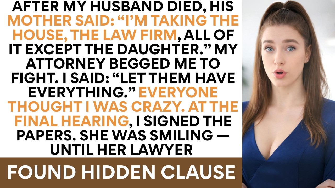 I Gave The Greedy Heirs Everything — Until Their Lawyer Read One Hidden Line...