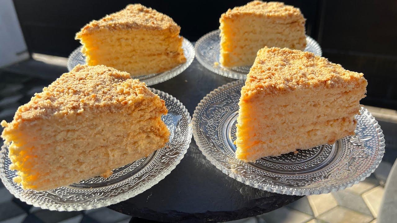 Рецепт за 10 минут 🤩 Знаменитый десерт, который сводит мир с ума ТОРТ НАПОЛЕОН