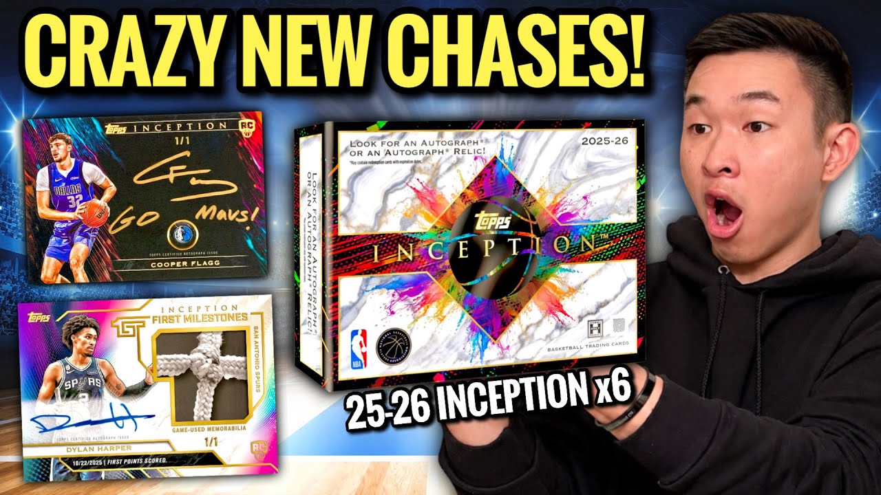 CRAZY NEW TOPPS INCEPTION BASKETBALL HAS LANDED (INSANE)! 😱🔥 2025-26 Inception BK Hobby Box Review