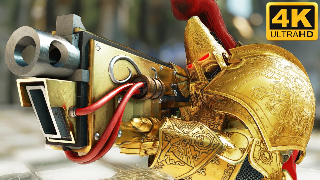 ADEPTUS CUSTODES MOD - Adrastus Bolt Caliver Gameplay! - Warhammer 40k: Space Marine 2 (4K)