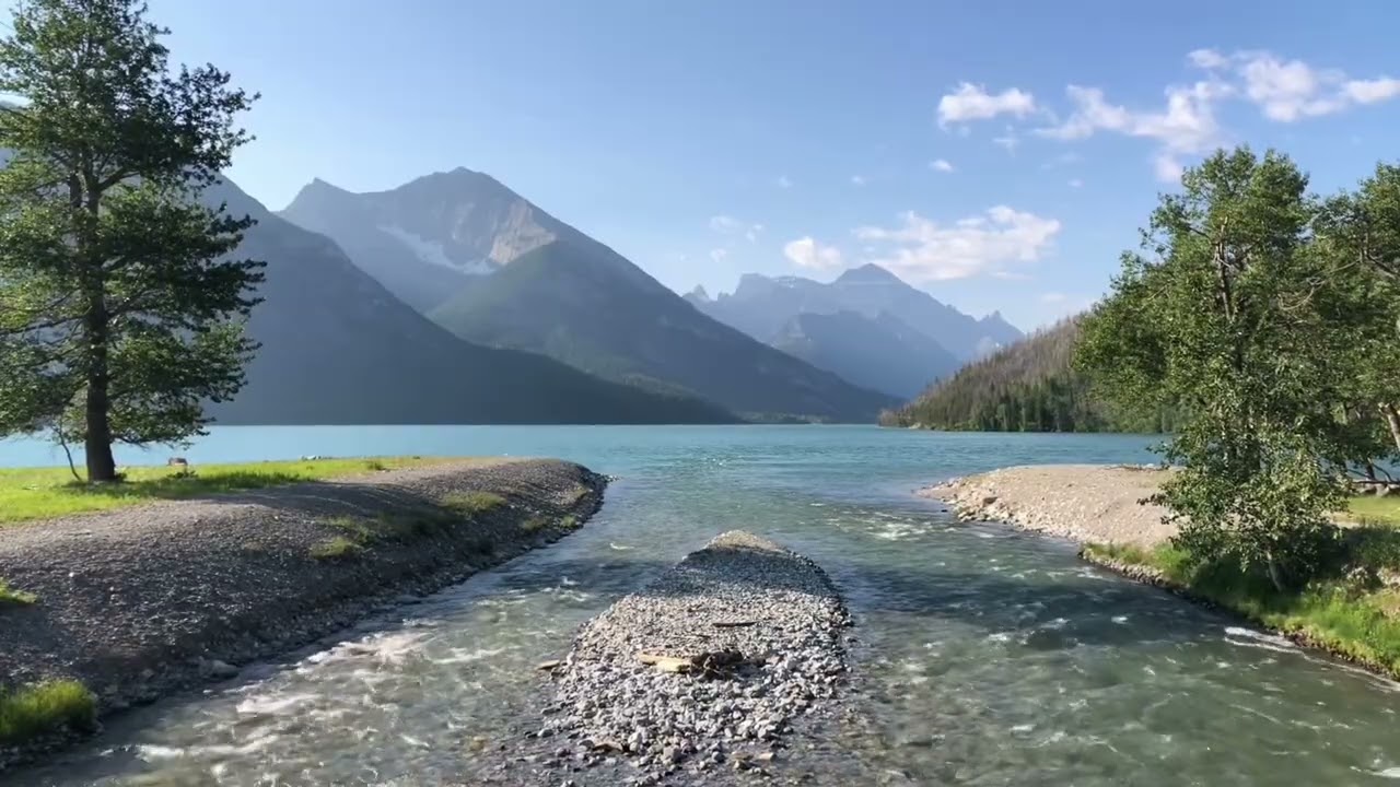 Relaxing River & Lake Water Sounds | HD Nature Ambience - No Music, Sleep & Study