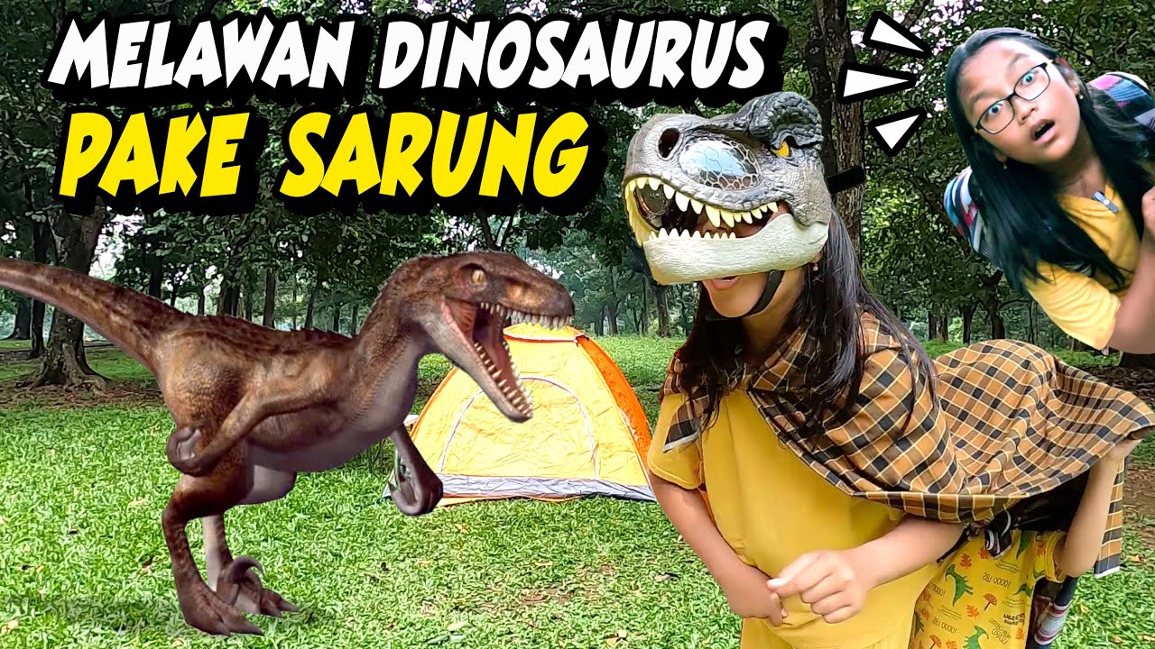 Drama Pixel Lawan Dinosaurus Pake Sarung