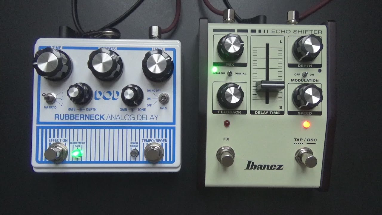 Ibanez Echo Shifter ES3 vs. DOD Rubberneck