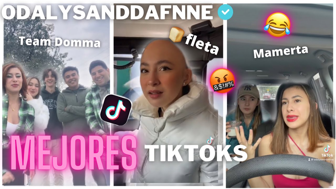 COMPILACION TIKTOKS ODALYSANDDAFNNE pt. 3 Hermanas JM