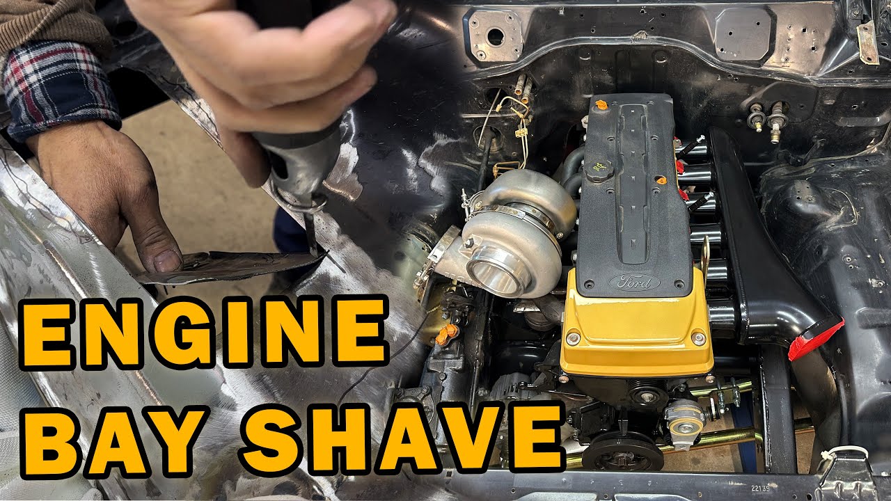 Engine Bay Shave | We Hacksawed Through The Panel ! | 1000HP BARRA SWB Patrol Build [EP 16]