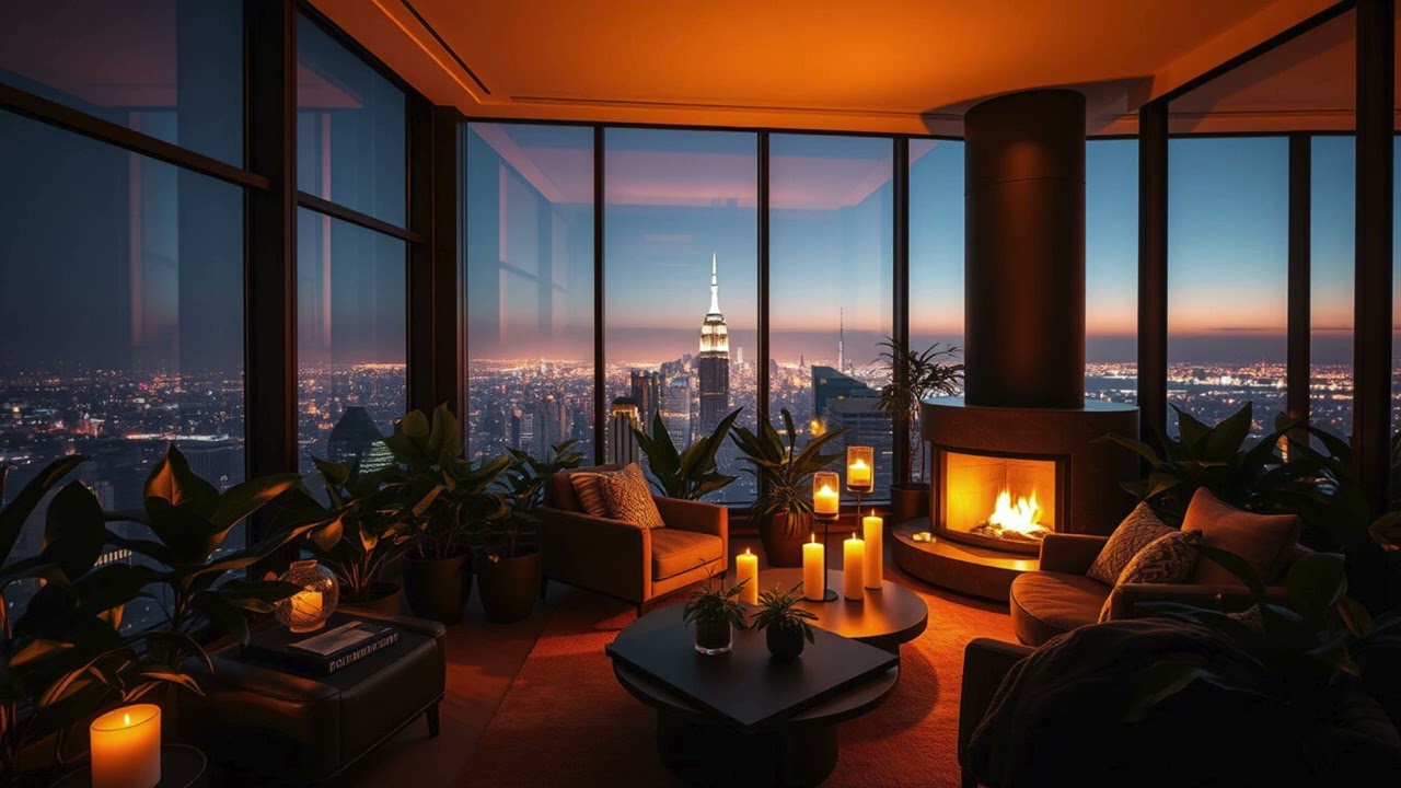 Urban Midnight Vibes 🌙 Neo Soul x Jazz Instrumental | Luxury Penthouse Ambience