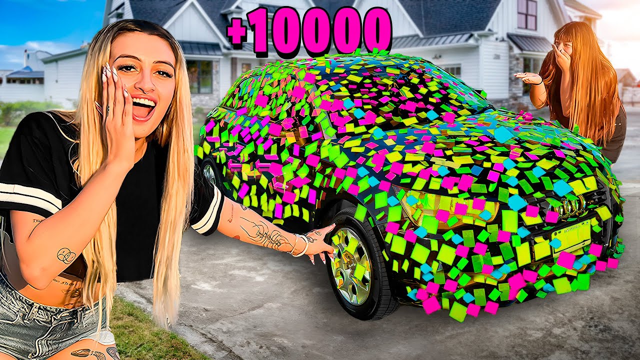 BROMA A MI NOVIO!!! LE LLENAMOS EL AUTO DE PAPELITOS