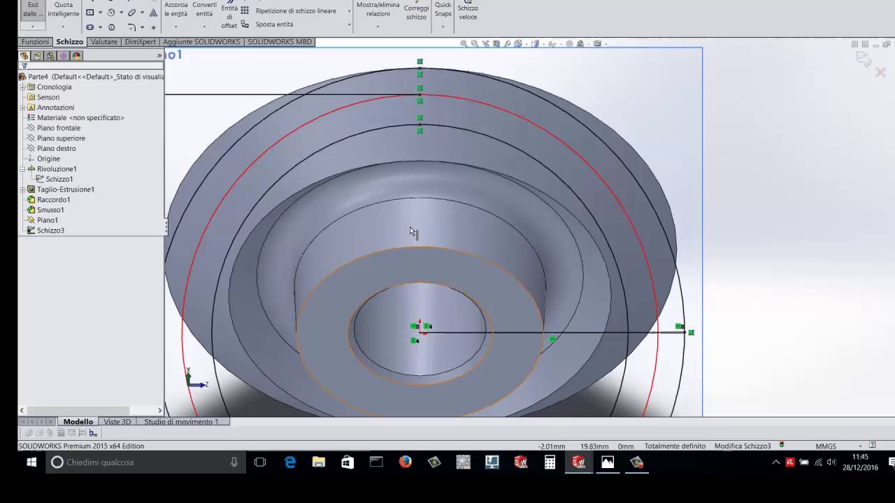 ruota dentata conica con dente evolvente - bevel  gear wheel with involute tooth