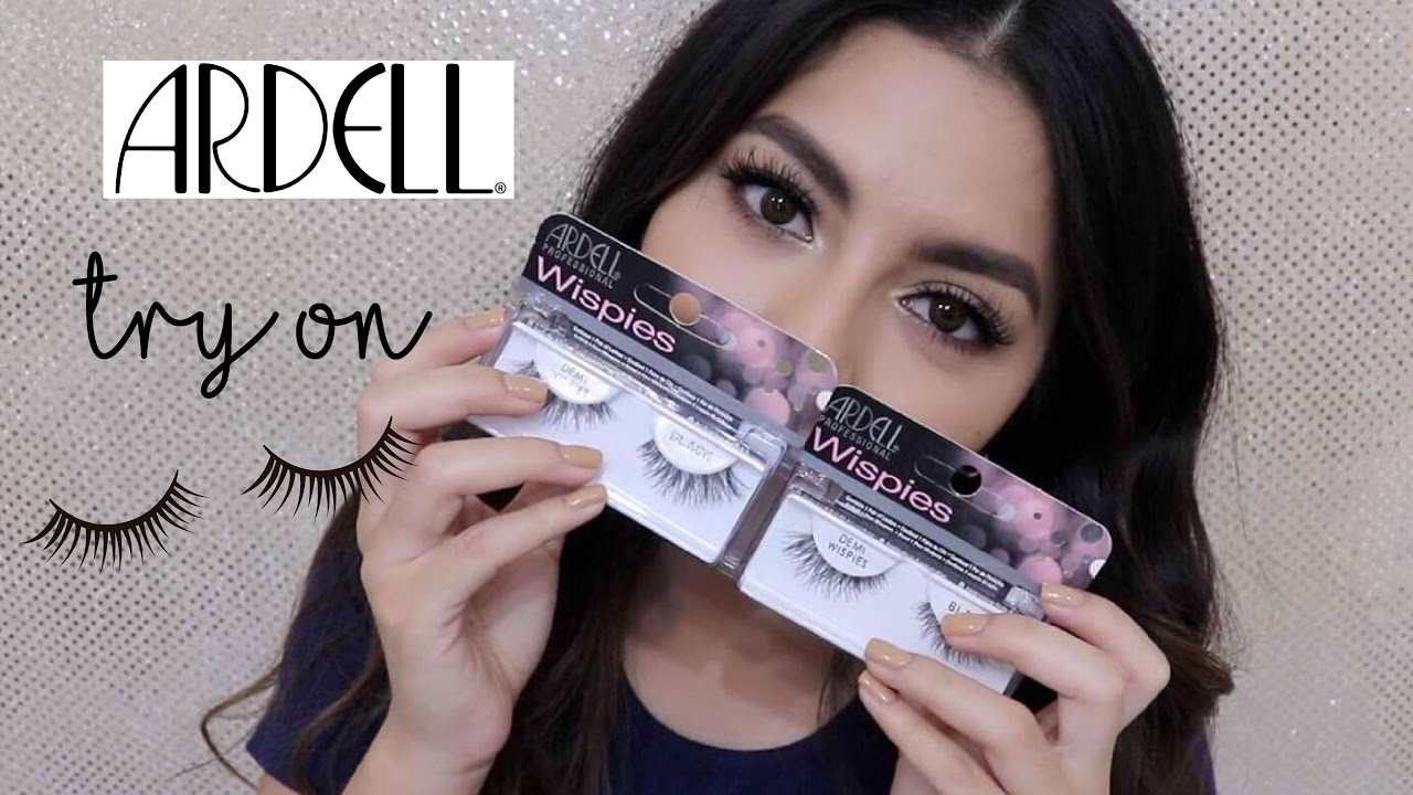 Probando 10 Estilos de Pestañas Postizas Ardell! / Ardell Lashes Try On