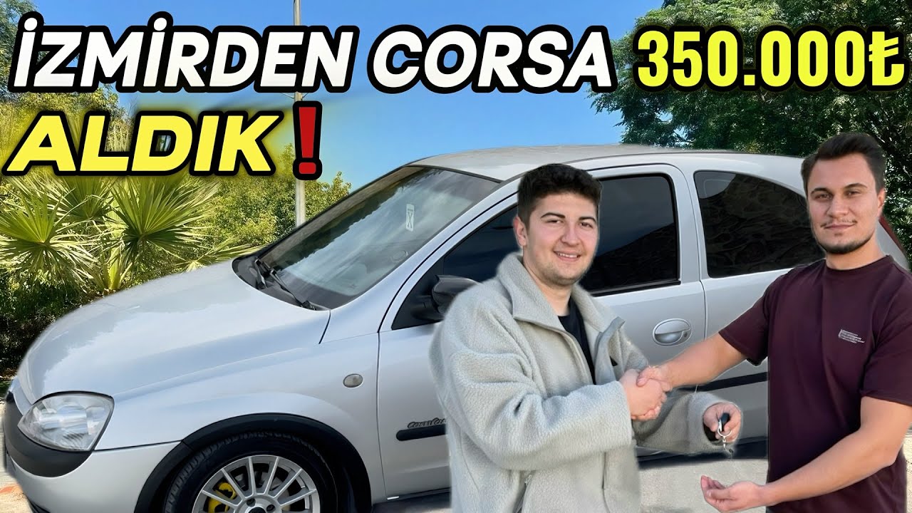 OPEL CORSA C 1.2 ALDIK. SIKI PAZARLIKTA YAKARIM DAHA İYİ DEDİ !