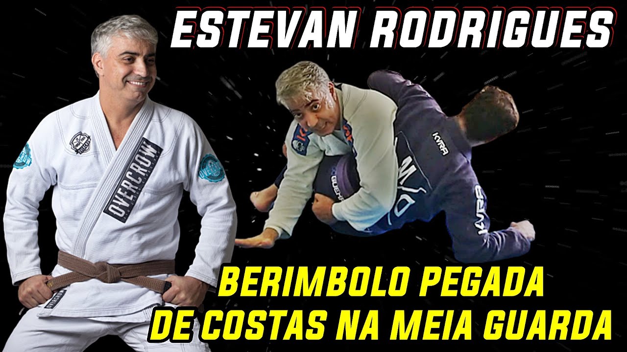 JIU JITSU -  CORRIGINDO - BERIMBOLO PEGADA DE COSTAS NA MEIA GUARDA