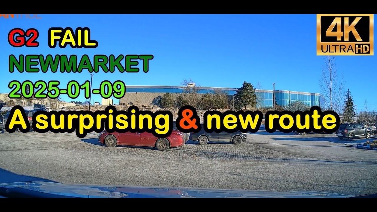 G2 FAIL #drivingtestroutes #drivetest #g2test #g2 #drivingtest #newmarket #testdriveexperience