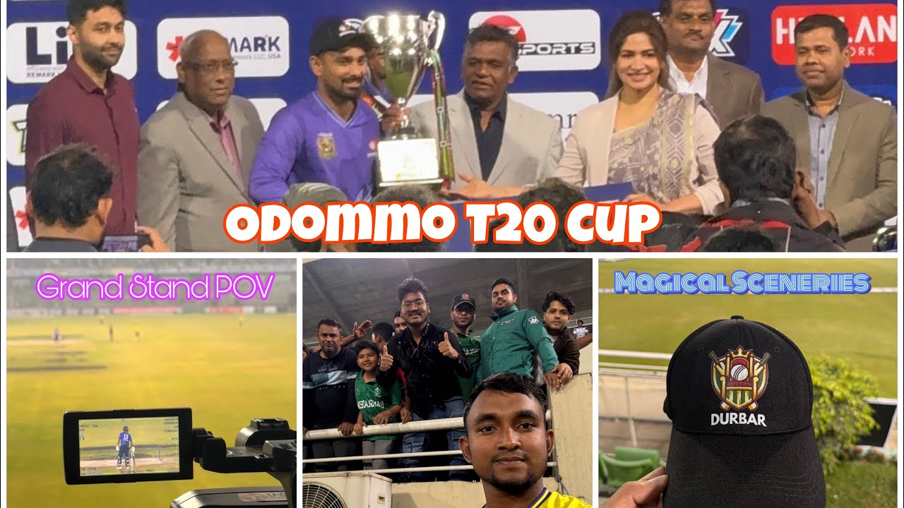 Grand Stand View of Odommo Bangladesh T20 Cup FINAL Dhumketu XI vs Durbar XI