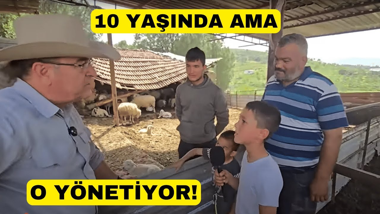 10 Yaşında Ama Çiftliği O Yönetiyor!