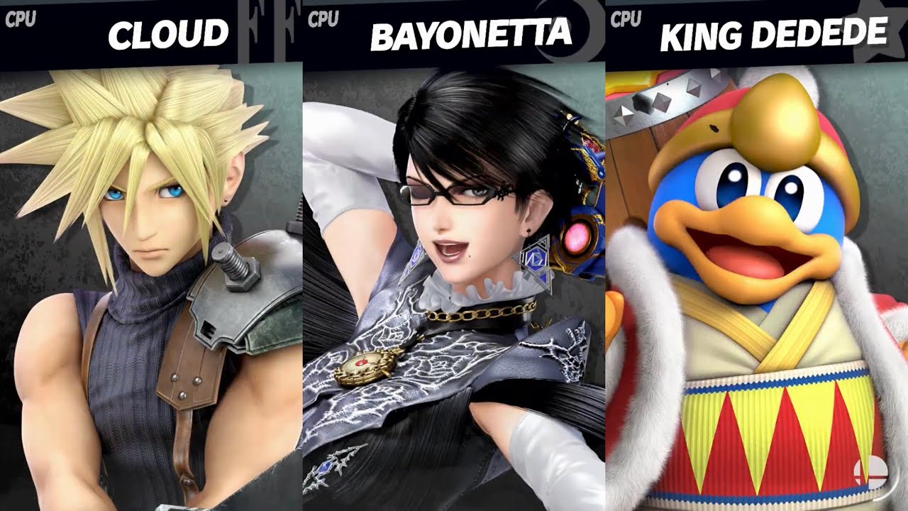 Super Smash Bros. Ultimate - Cloud ft. Bayonetta, King Dedede - Omnilash (Dangerous: The Return)