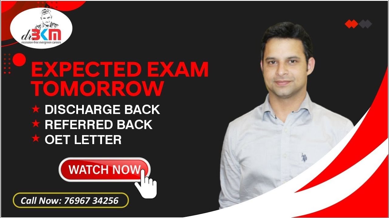 Expected oet exam tomorrow | #oetexam on 2 sep