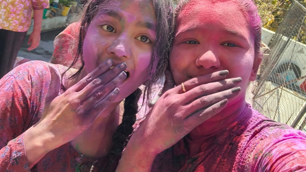 Holi vlog 2026 🌈❤️ #devinairl #funny #comedy #holicelebration 