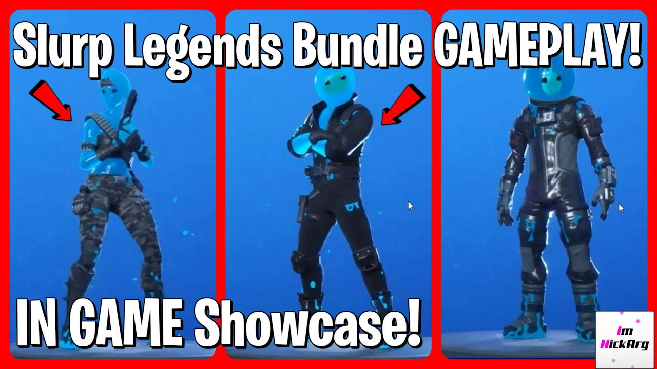Slurp Legends Bundle GAMEPLAY & IN GAME! (Jonsey, Bandolette & Leviathan) Before You Buy! | Fortnite