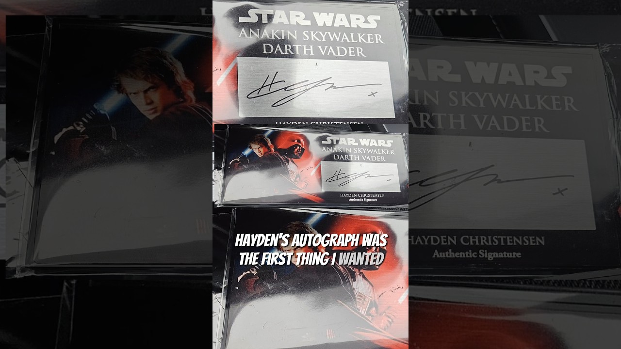 Hayden autograph at Fan Expo Philadelphia 2024